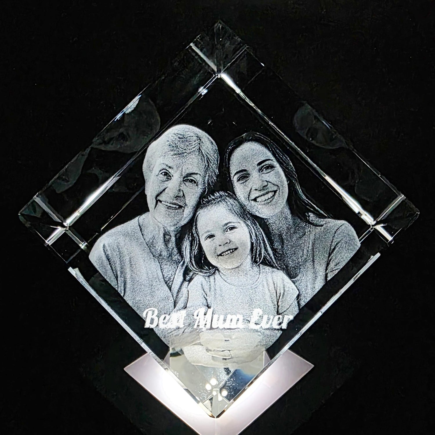 Goodgift Laser Engraved 3D Photo Crystals